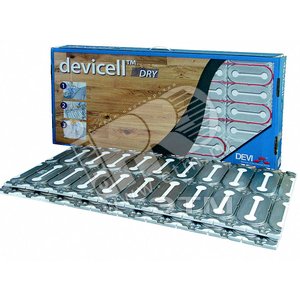 DEVIcell Монтажные пластины с теплоизолятором для сухой установки (0.013х0,5х1,0м) (упак. 10 шт) DEVI