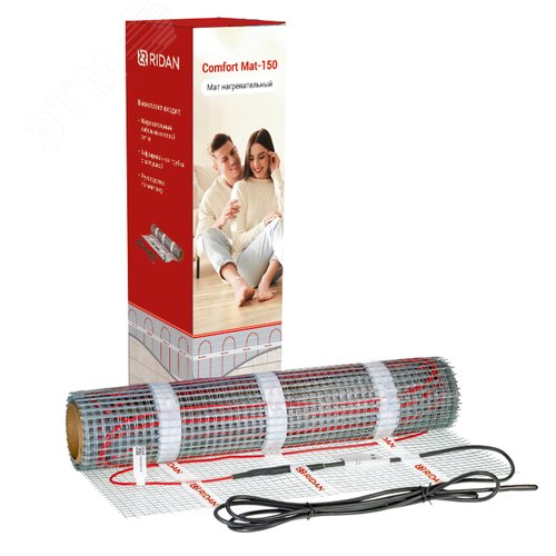 Изображение товара Мат нагревательный Ridan Comfort Mat-150 150 Вт 230 В 1 кв.м (шт)