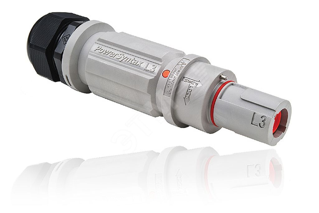 Изображение товара Вилка кабельная STB L3 серая, SPX 480А , винтовой контакт, М40 19-28 мм. (гильза 120 мм.кв.) (шт) Изображение товара Вилка кабельная STB L3 серая, SPX 480А , винтовой контакт, М40 19-28 мм. (гильза 120 мм.кв.) (шт)
