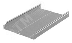 Изображение товара Металлический неперфорированный лоток 300х50х3000 мм со сендзимир цинк