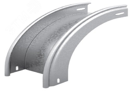 Изображение товара Угол внешний плавный 90 град для кабельных лотков 400х100 мм Сендзимир