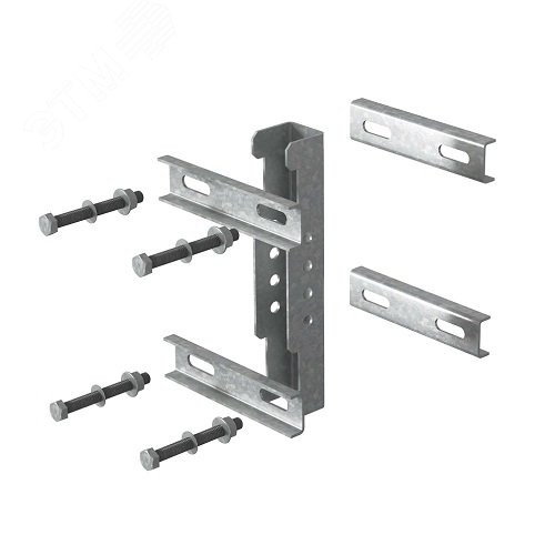 Изображение товара Крепление стойки КПН к опорам ограждений 2,0 мм Сендзимир цинк OSTEC 056945