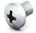 Изображение товара Винт М8х25 DIN 7985, класс прочности 4.8, гальван. цинк (шт)