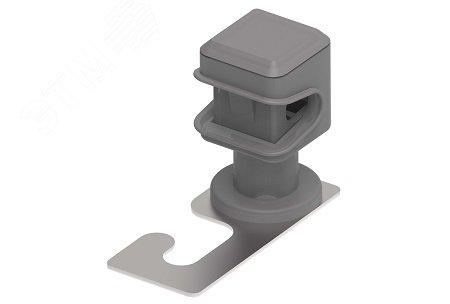 Изображение товара Держатель круглого проводника для установки на коньке и скате кровли, пластик (шт)