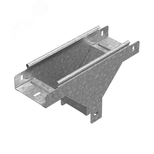 Ответвитель Т-образный вертикальный к лотку 200х80, толщ. 1,0 мм, гор ...