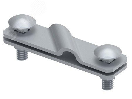 Изображение товара Соединитель диагональный для перпендикулярного соединения полосы до 50 мм/прутка 8-10 мм, горячеоцинкованная сталь (шт)