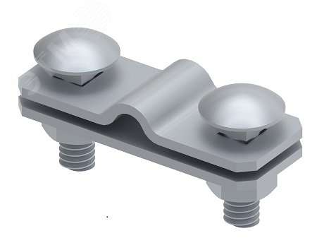 Изображение товара Соединитель для параллельного соединения прутка 8-10 мм/полосы до 40 мм, горячеоцинкованная сталь (шт)