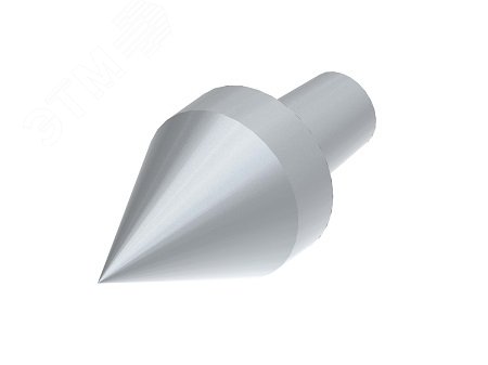 Изображение товара Наконечник ударный для стержня заземления D20 с цапфой, сталь (шт)