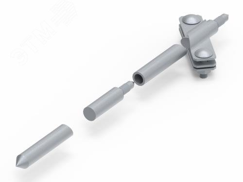 Изображение товара Безмуфтовой комплект модульно-штырьевого заземления L-3000 D16 для молниезащиты