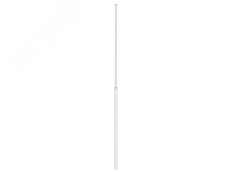 Изображение товара Суженный молниеприемник Д16/10 высота 2500 мм из алюминия