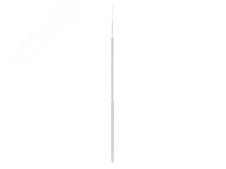 Изображение товара Мачта молниеприемная D 40 H-4500 мм для защиты надстроек/оборудования на кровле, алюминий (шт)