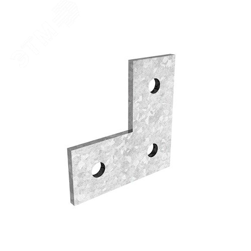 Изображение товара Пластина L-образная №3 для СТРАТ профиля, толщ. 5,0 мм, гальван. цинк (шт)