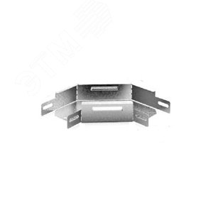 Изображение товара Угловой соединитель плоский 90 град. к лотку 100х50, толщина 1,0 мм, Сендзимир цинк (шт)