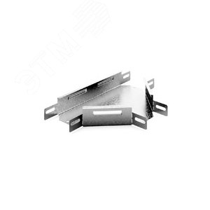 Изображение товара Соединитель угловой Т-образный к лотку 50х50 1,0 мм Сендзимир цинк (шт)