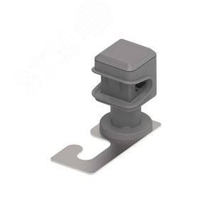 Изображение товара Держатель круглого проводника для установки на коньке и скате кровли, пластик (шт)