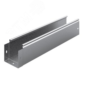 Изображение товара Металлический лоток неперфорированный 100х100х3000, толщ. 1,0 мм, гор. цинк (м)