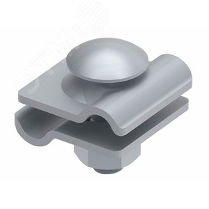 Изображение товара Соединитель универсальный для параллельного, крестового и Т-образного соединения прутка диаметром 6-10 мм. Монтаж с помощью болта M10X35, горячеоцинкованная сталь (шт)