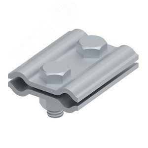 Изображение товара Соединитель для параллельного соединения прутков 6-10 мм, с двумя болтами M8х20, горячеоцинкованная сталь (шт)