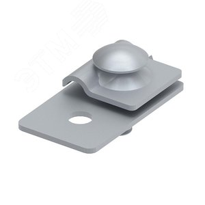 Изображение товара Соединитель с отверстием для крепления прутка 6-10 мм на металлоконструкциях, горячеоцинкованная сталь (шт)