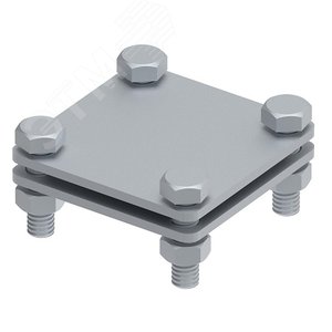 Изображение товара Соединитель для параллельного и перпендикулярного соединения полосы до 40 мм, горячеоцинкованная сталь (шт)