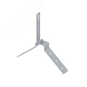 Изображение товара Держатель проводников 6-10 мм на угловом коньке кровли, горячеоцинкованная сталь (шт)