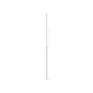 Изображение товара Молниеприемник суженный Д16/10 H-1500 мм для защиты надстроек/оборудования на кровле, алюминий (шт)