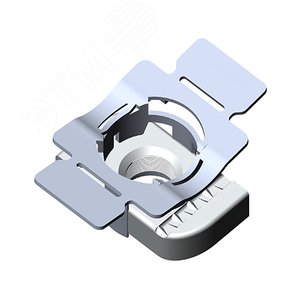 Изображение товара Гайка канальная М10 с пластиковым держателем 8,0 мм гальваническое оцинкование (шт)