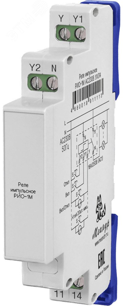 Изображение товара Реле РИО-1М ACDC24В УХЛ2 для автоматизации и защиты электросистем