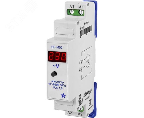 Изображение товара Вольтметр ВР-М02 АС100-600В УХЛ2 - надежный электротехнический прибор