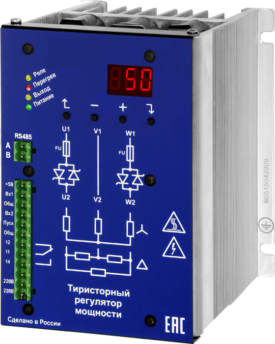 Тиристорный регулятор ТРМ-2М-30-RS485
