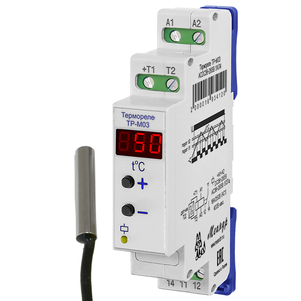 Реле ТР-М03 ACDC10-30В УХЛ2 с ТД-3