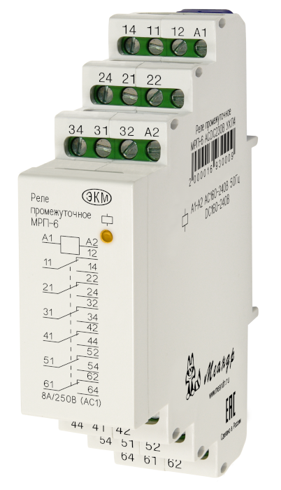 Реле промежуточное МРП-6 DC230В УХЛ4