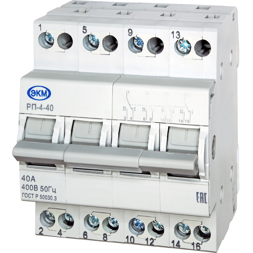 Переключатель модульный реверсивный