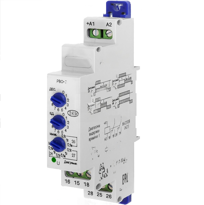 Реле времени РВО-26М ACDC24-240B УХЛ4