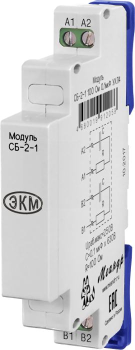 Модуль снабберов СБ-2-1 20Ом 0,1мкФ УХЛ4