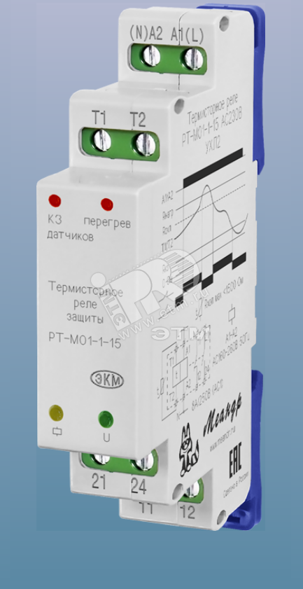 Реле РТ-М01-1-15 АС230В УХЛ4 4640016939183 Меандр