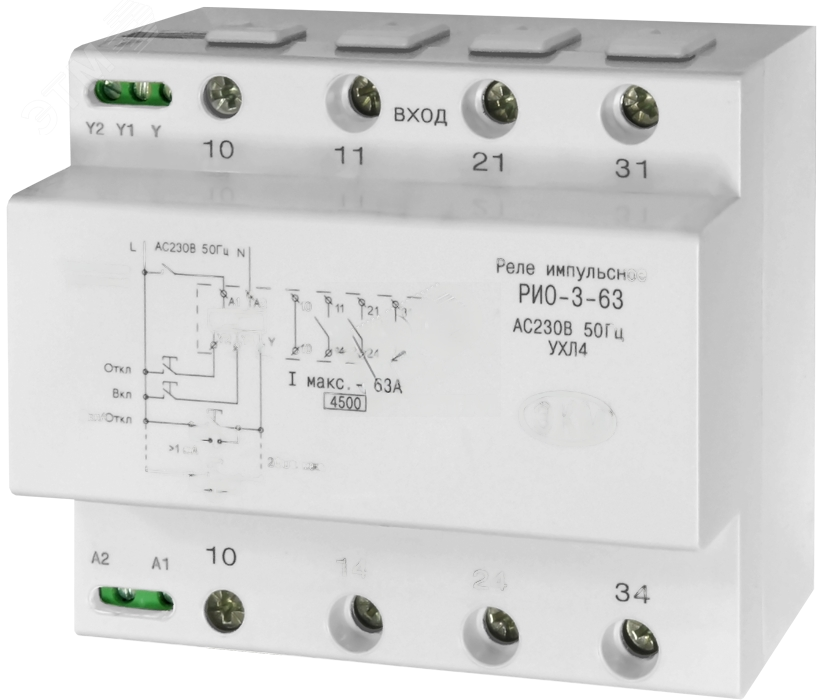 Реле РИО-3-63 АС230В УХЛ4 4640016938926 Меандр