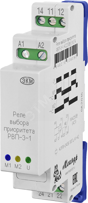 Изображение товара Реле выбора приоритета РВП-3-1 ACDC24В УХЛ4 для оптимизации нагрузки