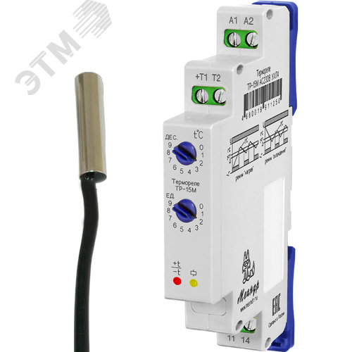 Изображение товара Реле ТР-15М АС230В УХЛ4 с ТД-3 (шт)