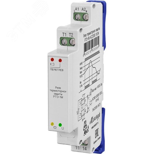 Изображение товара Реле термисторной защиты РТЗ-1М DC24В УХЛ2 (шт)