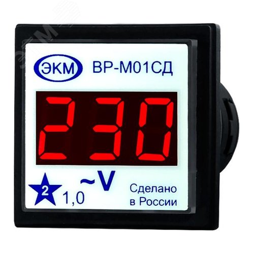 Изображение товара Вольтметр цифровой щитовой (шт)