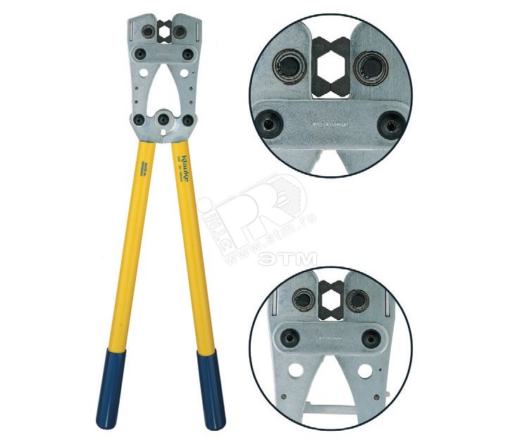 Клещи обжимные 25-150мм.кв. наконечников неизолированных врезная ...