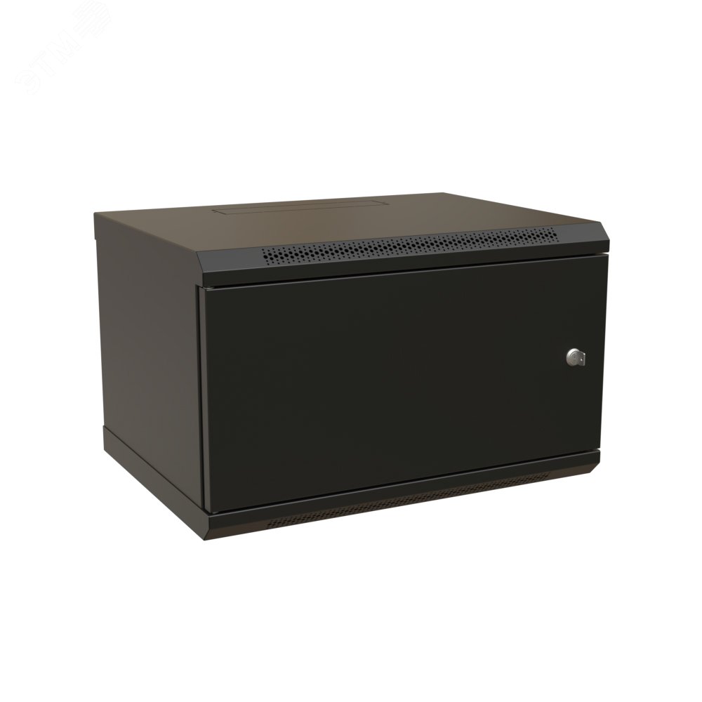 Шкаф настенный 19-дюймовый 19'' 9U 500x600х450мм металлическая передняя ...