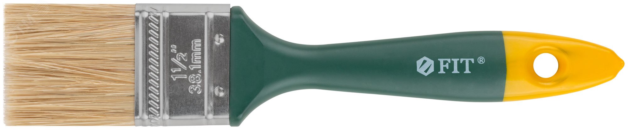 Изображение товара Контур FIT IT кисть флейцевая 38 мм 200 мм светлая щетина
