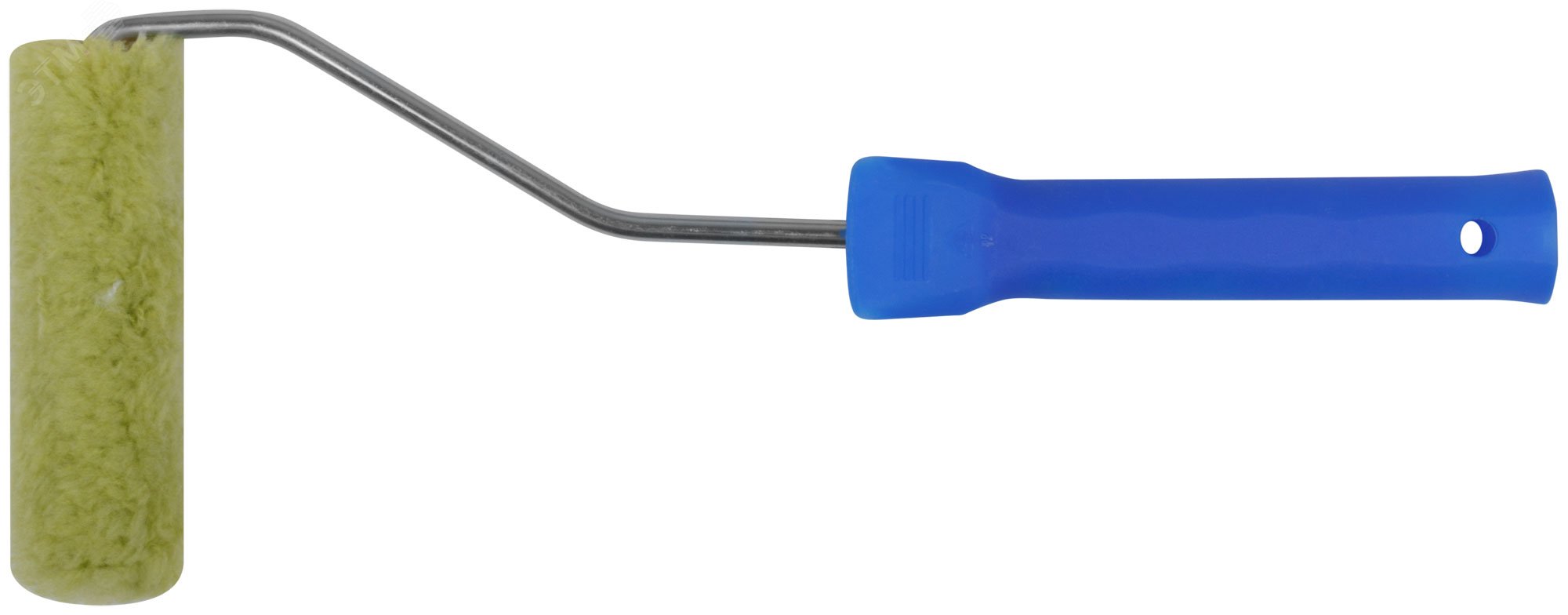 Изображение товара Валик полиакриловый мини зеленый диаметр 35 мм ворс 10 мм ручка 100 мм