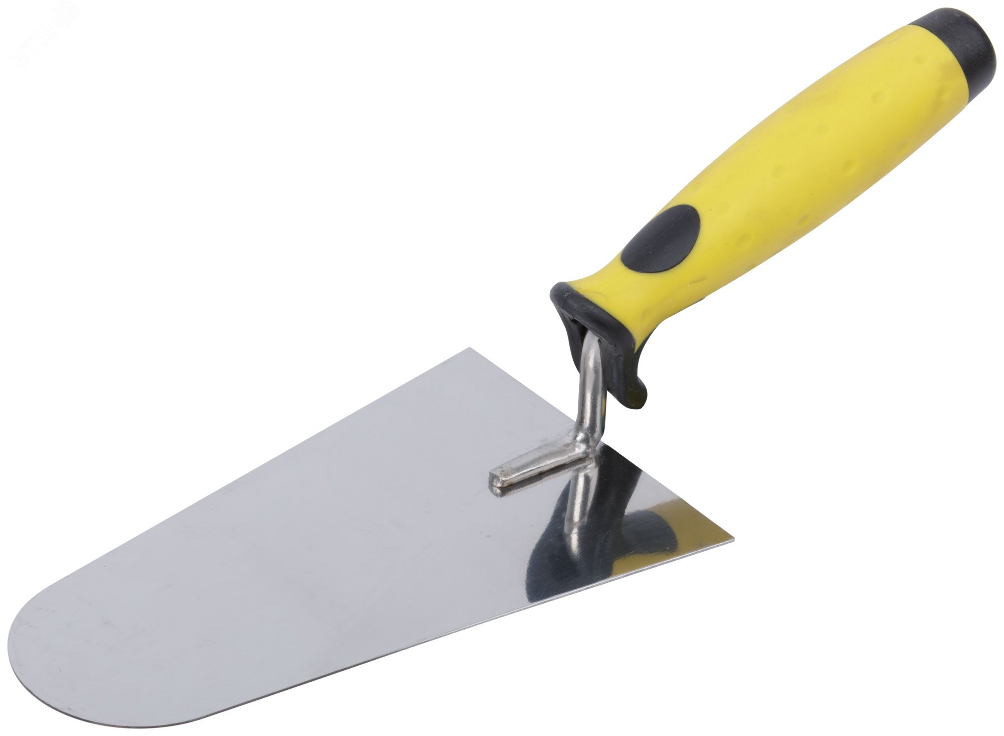Изображение товара Мастерок нержавеющий, мягкая ручка, Профи, бетонщика 180 мм (шт)