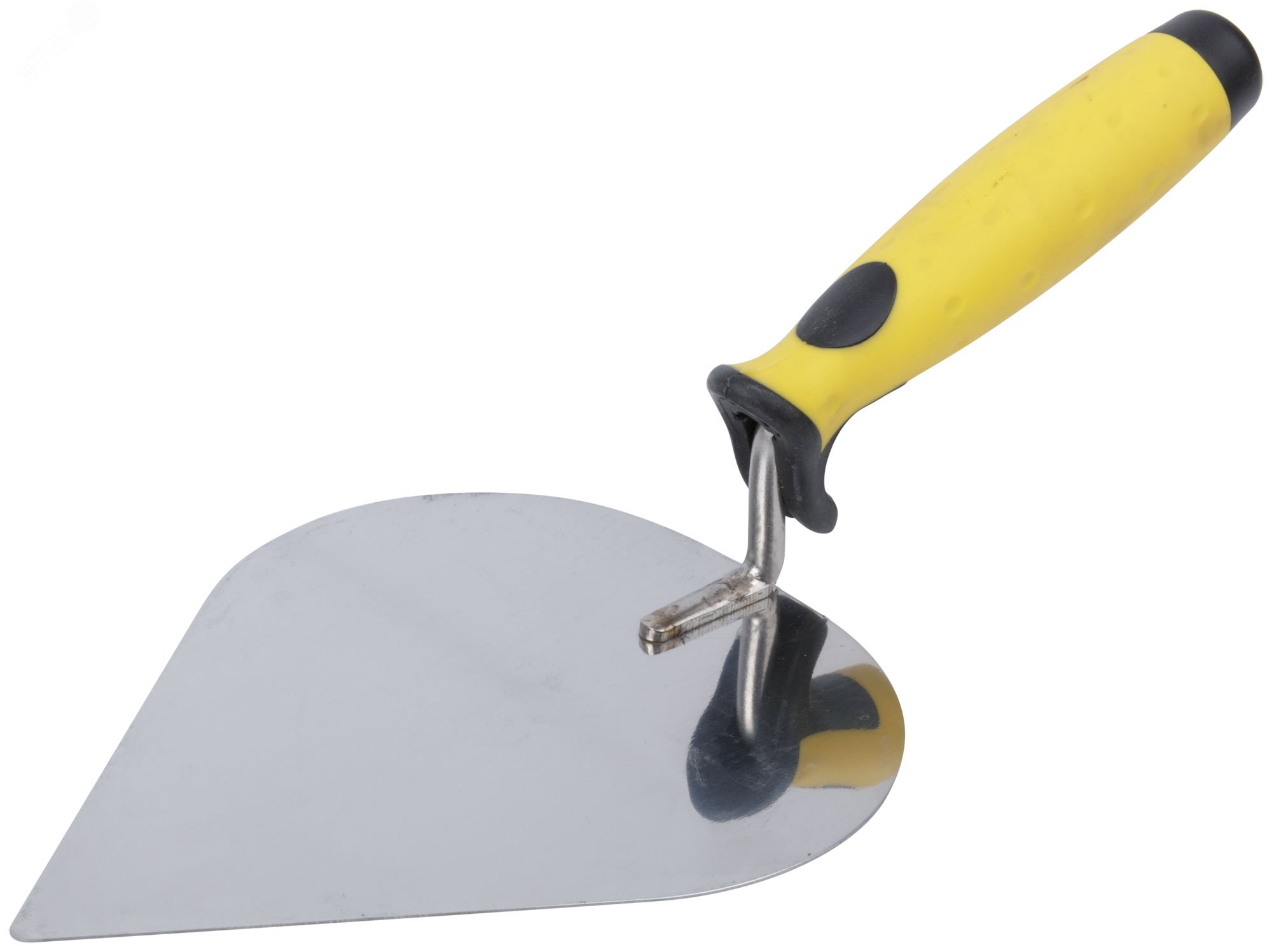 Изображение товара Мастерок нержавеющий, мягкая ручка, Профи, штукатура 190 мм (шт)