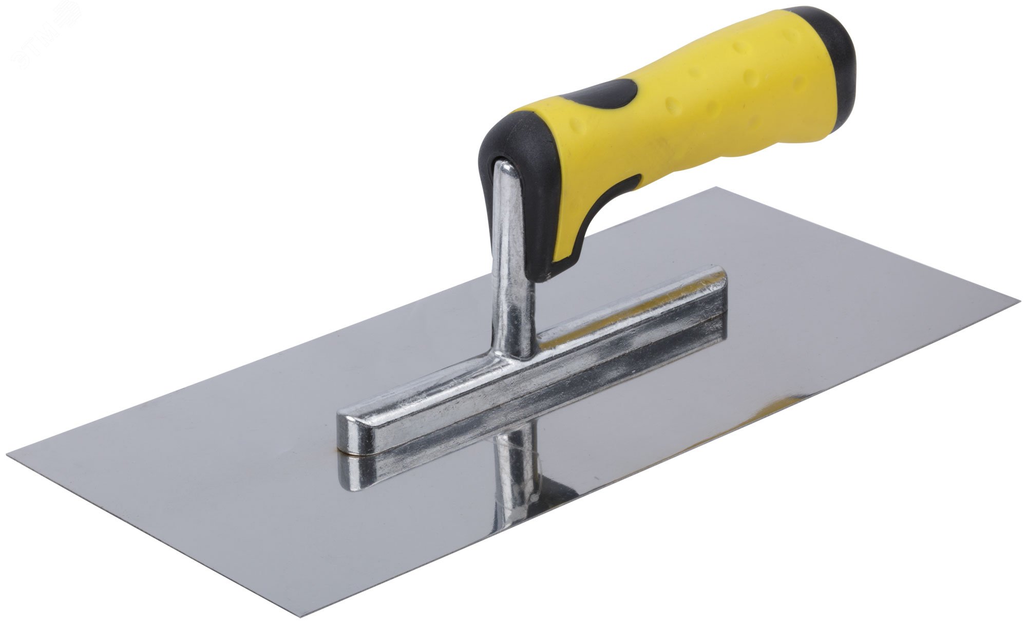 Изображение товара Гладилка из нержавеющей стали 280х130 мм с мягкой ручкой FIT