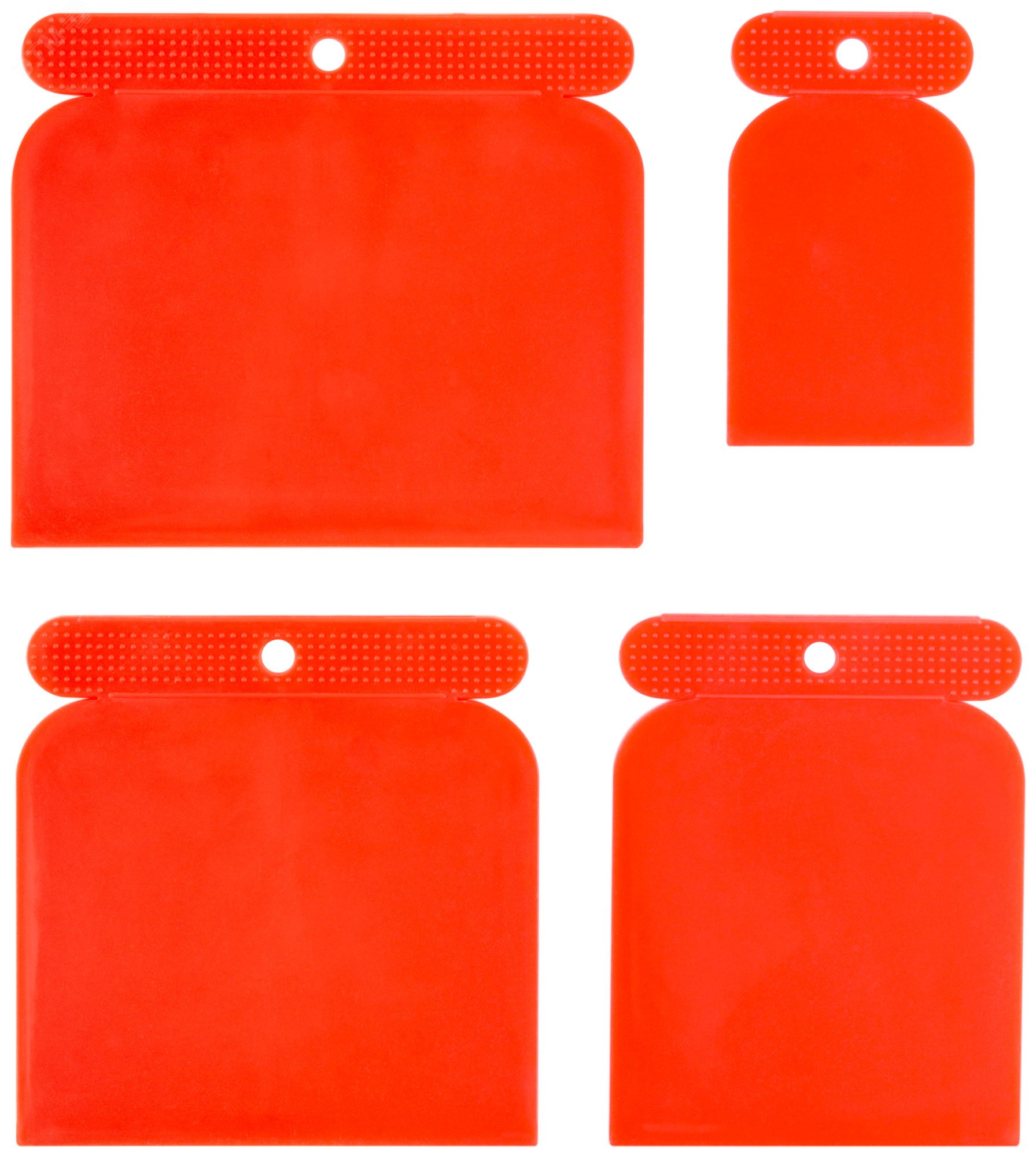 Изображение товара Набор пластиковых шпателей 4 шт Япончик 50/80/100/120 мм для ремонтных работ