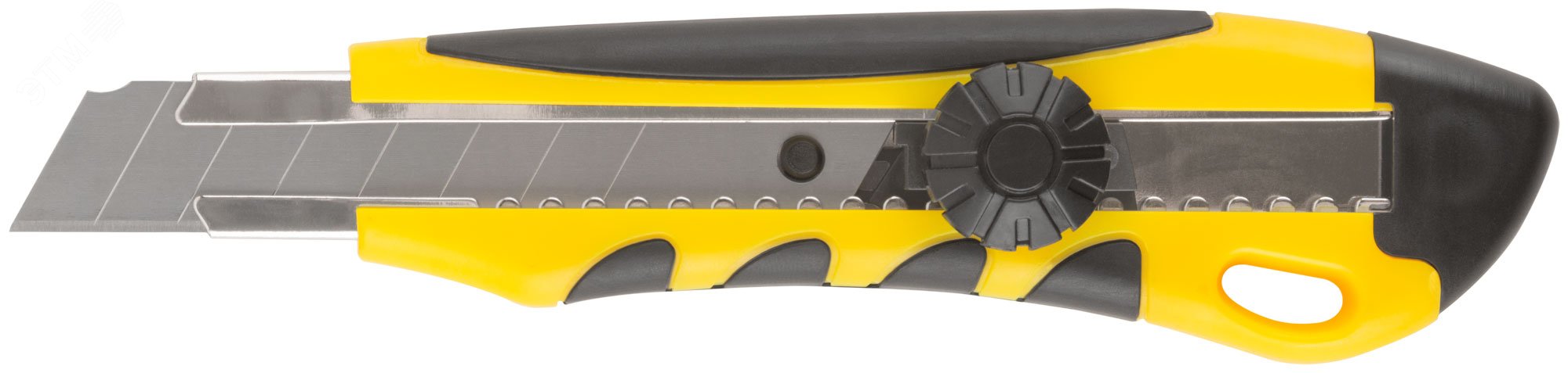 Изображение товара Технический нож с сегментированным лезвием 18 мм Выдвижной изготовление из стали и пластика